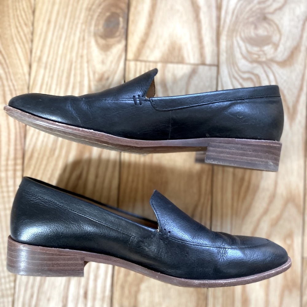 EUC Madewell Frances loafer black leather 7.5